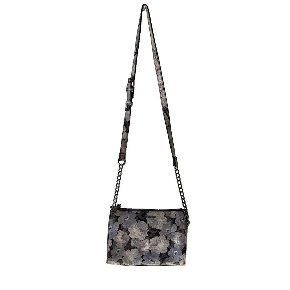 Steve Madden Lilac Purple Floral Faux Leather Crossbody